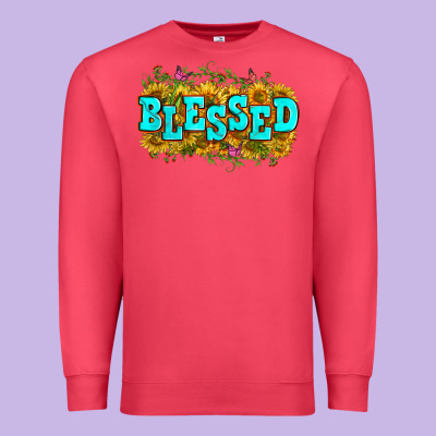 Western Blessed Premium Sweatshirt Designed By Zillion Design Studio