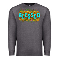 Charcoal Heather western blessed Premium Sweatshirt - Zillion Design Studio