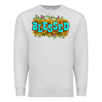Dove Grey western blessed Premium Sweatshirt - Zillion Design Studio