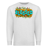 Oatmeal Heather western blessed Premium Sweatshirt - Zillion Design Studio