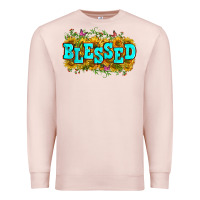 Pale Pink western blessed Premium Sweatshirt - Zillion Design Studio