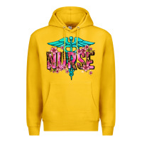 Lemon floral nurse Premium Hoodie - AdoDesignShop