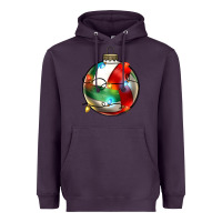 Plum christmas  volleyball Heavyweight Hoodie - Zillion Design Studio