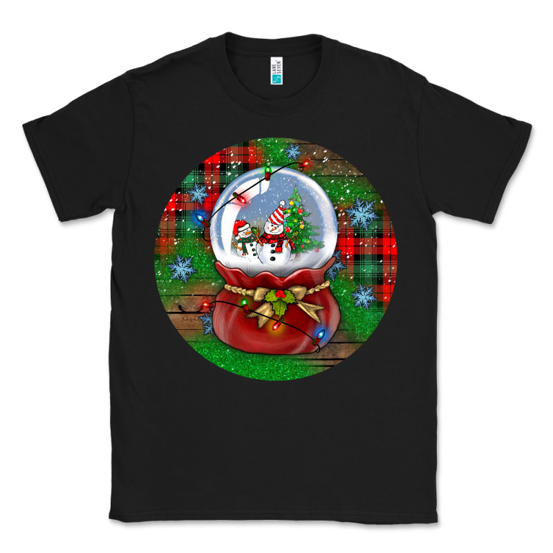 Snow Globe Christmas Ornament Classic Tee by BundleAndBundleShop | Teevron
