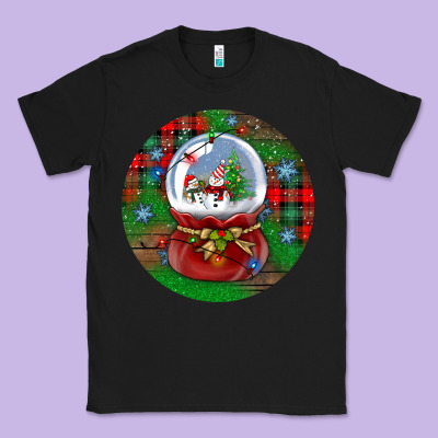 Snow Globe Christmas Ornament Classic Tee Designed By Bundleandbundleshop
