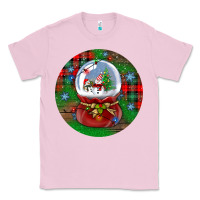 Bubblegum Pink snow globe christmas ornament Classic Tee - BundleAndBundleShop