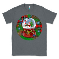 Charcoal Heather snow globe christmas ornament Classic Tee - BundleAndBundleShop