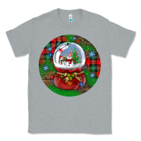 Heather Grey snow globe christmas ornament Classic Tee - BundleAndBundleShop