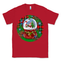 Red snow globe christmas ornament Classic Tee - BundleAndBundleShop
