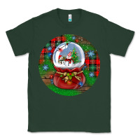 Sports Green snow globe christmas ornament Classic Tee - BundleAndBundleShop
