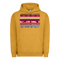 Pigment Peanut Butter aztec western leopard cowhide background Urban Hoodie - AdoDesignShop
