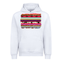 White aztec western leopard cowhide background Urban Hoodie - AdoDesignShop