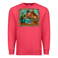 Cardinal rustic country barn Premium Sweatshirt - Zillion Design Studio