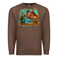 Chestnut rustic country barn Premium Sweatshirt - Zillion Design Studio