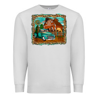 Dove Grey rustic country barn Premium Sweatshirt - Zillion Design Studio