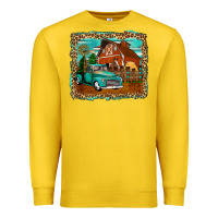 Lemon rustic country barn Premium Sweatshirt - Zillion Design Studio