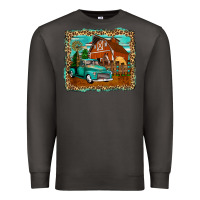 Smoke rustic country barn Premium Sweatshirt - Zillion Design Studio