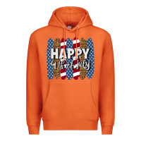 Carrot happy 4th of july brushstrokes Premium Hoodie - BundleAndBundleShop