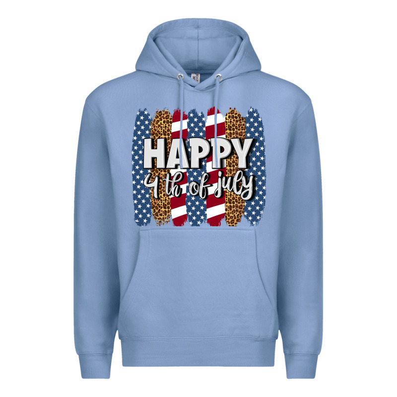 Happy 4th Of July Brushstrokes Premium Hoodie by BundleAndBundleShop | Teevron