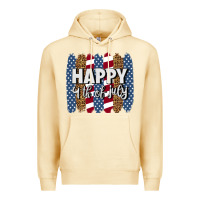 Pina Colada happy 4th of july brushstrokes Premium Hoodie - BundleAndBundleShop