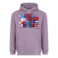 Lavender red white boozy billie wilder Heavyweight Hoodie - texasbilliewilder