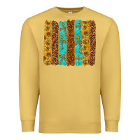 Antique Gold Western Brushstrokes Premium Sweatshirt - texasbilliewilder
