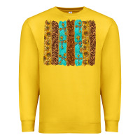 Lemon Western Brushstrokes Premium Sweatshirt - texasbilliewilder