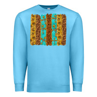 Ocean Blue Western Brushstrokes Premium Sweatshirt - texasbilliewilder