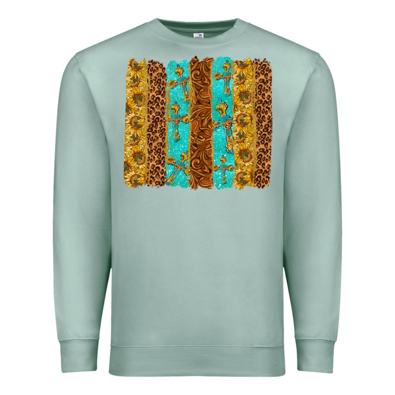 Western Brushstrokes Premium Sweatshirt by texasbilliewilder | Teevron