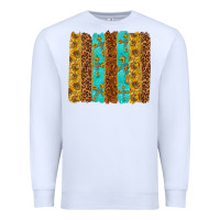 White Western Brushstrokes Premium Sweatshirt - texasbilliewilder