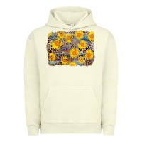 Aztec Sunflower Leopard Background Urban Hoodie | Teevron