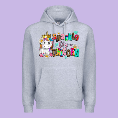 Sparkle Like A Unicorn Premium Hoodie Designed By Adodesignshop