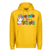 Lemon sparkle like a unicorn Premium Hoodie - AdoDesignShop