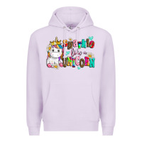 Lilac sparkle like a unicorn Premium Hoodie - AdoDesignShop