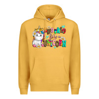 Mustard sparkle like a unicorn Premium Hoodie - AdoDesignShop