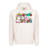 Pale Pink sparkle like a unicorn Premium Hoodie - AdoDesignShop