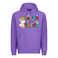 Purple sparkle like a unicorn Premium Hoodie - AdoDesignShop