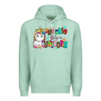 Seafoam sparkle like a unicorn Premium Hoodie - AdoDesignShop