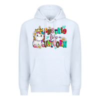 White sparkle like a unicorn Premium Hoodie - AdoDesignShop