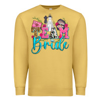 Antique Gold team bride Premium Sweatshirt - Zillion Design Studio