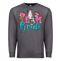 Charcoal Heather team bride Premium Sweatshirt - Zillion Design Studio