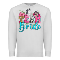 Dove Grey team bride Premium Sweatshirt - Zillion Design Studio