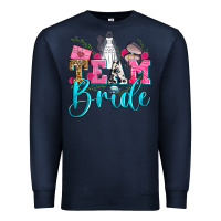 Navy team bride Premium Sweatshirt - Zillion Design Studio
