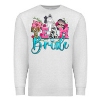 Oatmeal Heather team bride Premium Sweatshirt - Zillion Design Studio
