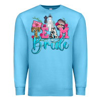 Ocean Blue team bride Premium Sweatshirt - Zillion Design Studio