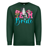 Sports Green team bride Premium Sweatshirt - Zillion Design Studio
