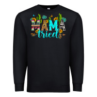 Black mama tried Premium Sweatshirt - Zillion Design Studio
