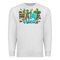 Oatmeal Heather mama tried Premium Sweatshirt - Zillion Design Studio