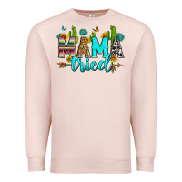 Pale Pink mama tried Premium Sweatshirt - Zillion Design Studio