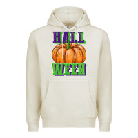 Oatmeal Heather hall o ween Premium Hoodie - JahusDesignShop